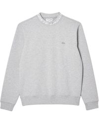 Lacoste - Pullover Sweatshirt mit Logo-Kragen (1-tlg) - Lyst