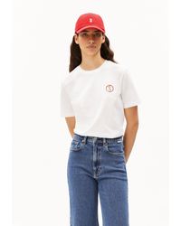 ARMEDANGELS - LUALAA FLOWER - - (Regular Fit) T-Shirt aus Bio-Baumwolle - Lyst