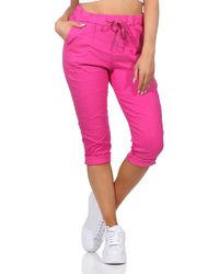 OriginalYou - 7/8- Sommerhose Caprihose Kurze Hose Stretch-Bermuda in sommerlichen Farben - Lyst