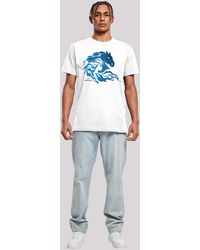F4NT4STIC - T-Shirt Disney Frozen 2 Nokk Wassergeist Pferd Silhouette ,Premium Merch,Regular-Fit,Basic,Bedruckt - Lyst