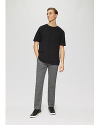 QS - Stoffhose Rick: Web-Chino in Woll-Optik - Lyst