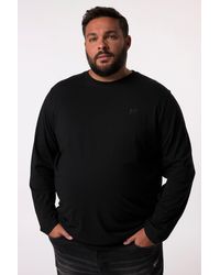 Men Plus - Plus T-Shirt Men+ Langarmshirt Basic Bauchfit Rundhals bis 8 XL - Lyst