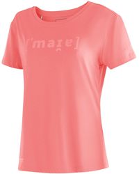 Maier Sports - T-Shirt Phonetic Tee W Kurzarmshirt mit Print für Wandern und Freizeit - Lyst