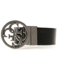 Guess - Synthetikgürtel Adjustable And Reversible Belt H35 Aus Echtem Leder - Lyst