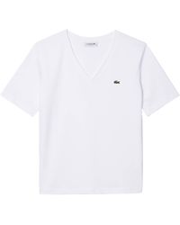 Lacoste - T-Shirt aus Baumwolle - Lyst