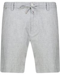 BOSS - Shorts KANE mit Leinen Regular Fit (1-tlg) - Lyst