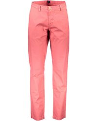 GANT - 5-Pocket-Hose Trendige hose in Rot – Stilvolles Design mit 4 Taschen - Lyst