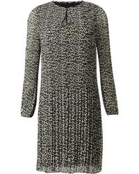 Comma, - Midikleid Kleid - Lyst