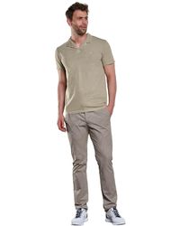 ENGBERS GERMANY - T- Polo-Shirt mit Leinen-Anteil - Lyst