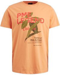 PME LEGEND - T-Shirt Short sleeve r-neck single jersey - Lyst