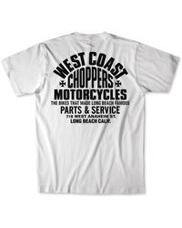 West Coast Choppers - T-Shirt Parts Tee - Lyst