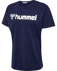 Hummel - HmlGO 2.0 LOGO T-SHIRT /S MARINE - Lyst