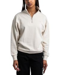 PUMA - Sweatshirt Yona Half-Zip Crew Sweater - Lyst