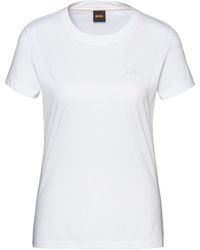 BOSS - ORANGE T-Shirt C_Esogo_2 Premium mode mit BOSS Stickerei - Lyst