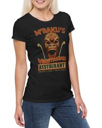 Urban Backwoods - Print- M'Baku's Vegetarian Restaurant T-Shirt Black Kingdom Chadwick - Lyst