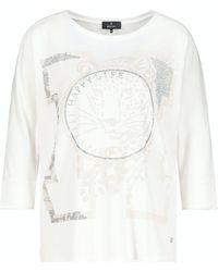 Monari - 3/4-Arm-Shirt Pullover off-white - Lyst