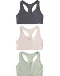 Next - Top Ultimate Comfort Gerippte Crop Tops im 3er-Pack (3-tlg) - Lyst