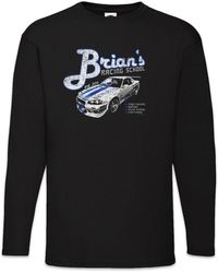 Urban Backwoods - Langarmshirt Brians School Langarm T-Shirt The Muscle Fast Car And Dom Race - Lyst