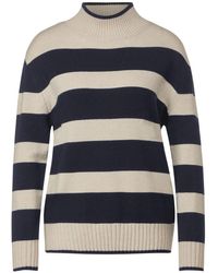 Street One - Sweatshirt LTD QR striped sweater - Lyst