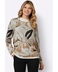 Sieh an! - Strickpullover Jacquard-Pullover - Lyst