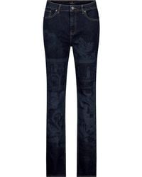 Monari - 2-in-1-Hose mit ?English Garden? Print jeans - Lyst