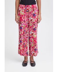 Ichi - Stoffhose IHMARRAKECH AOP PA5 sommerliche Hose mit Print - Lyst