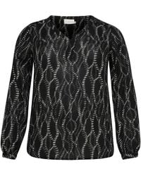 Kaffe - Langarmbluse Langarm-Bluse KCami Große Größen - Lyst