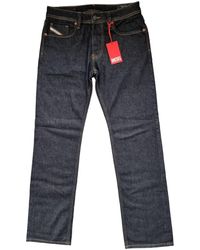 DIESEL - Regular-fit-Jeans Larkee RR9HF (Dunkelblau) 5 Pocket Style, Rinsed Wash - Lyst