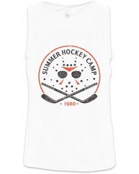 Urban Backwoods - Tanktop Summer Hockey Camp 1980 Ärmelloses T-Shirt Freitag 13 Vorhees Friday Jason Horror 13th - Lyst