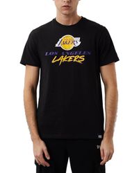 KTZ - T-Shirt NBA Script Los Angeles Lakers - Lyst