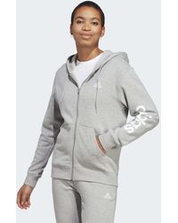 adidas - Essentials Linear Full-zip - Lyst