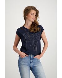Monari - T-Shirt Bluse - Lyst