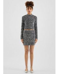 QS - Minirock Rock X Vanessa Mai, Paillettenrock - Lyst