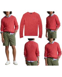 Ralph Lauren - Strickpullover POLO Cable-Knit Pullover Sweater Sweatshirt Strick Pulli - Lyst