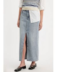 Levi's - Levi's® Jeansrock Ankle Column Skirt - Lyst