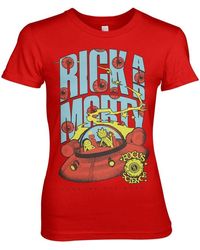 Rick And Morty - T-Shirt Focus On Science Girly Tee - Lyst
