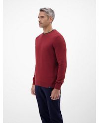 Lerros - Strickpullover Mit Logo Stickerei - Lyst