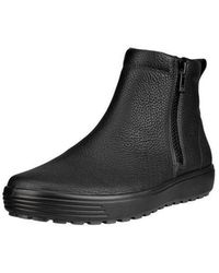 Ecco - Soft 7 Tred Stiefelette Winter-Stiefelette, High-Top-Sneaker, Boots Mit Reißverschlüssen - Lyst
