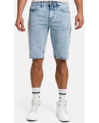 INDICODE - INTempol Klassische Denim-Jeansshorts mit modernem Waschungseffekt - Lyst