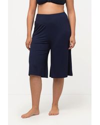 Ulla Popken - Shorts Bermuda weites gerades Bein Elastikbund - Lyst