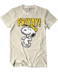 PEANUTS Worldwide LLC - Snoopy Friyay T-Shirt - Lyst