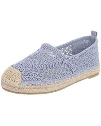 Ital-Design - Damen Espadrille Slipper Mit Flechtdetail Slipper (91971218) Blockabsatz Mokassins - Lyst