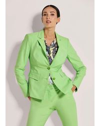 Madeleine - Kurzblazer Einreihiger Blazer in Struktur-Qualität - Lyst