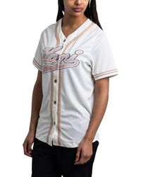 Karlkani - T-Shirt Varsity Pinstripe Baseball Tee - Lyst