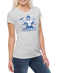 Urban Backwoods - Print- Handyman III T-Shirt Handwerk Handwerker Heimwerker Hausmeister - Lyst