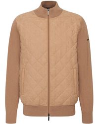 Bugatti - Strickjacke mit Rautensteppung - Lyst