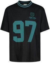 Sublevel - T-Shirt Herren Trikot Shirt Oversize Nummern-Print Vorne, Trikot-Jersey - Lyst