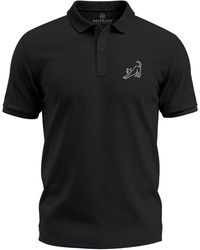 Neverless - Poloshirt Grafik Katze– Kurzarm Polo Sommer Casual mit Print - Lyst