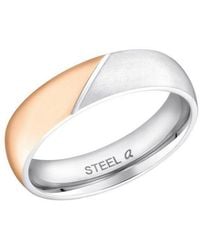 Amor - Fingerring Ring Für Damen Und Herren, Edelstahl (Ring, 1-Tlg) - Lyst