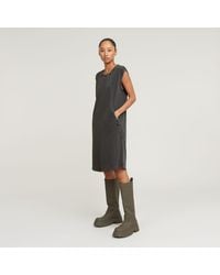 G-Star - Sommerkleid Seam Detail Overdyed Loose Dress ohne Ärmel - Lyst